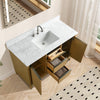 Single Sink Bathroom Vanity with Engineered Marble Top CVH