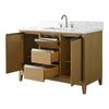 Single Sink Bathroom Vanity with Engineered Marble Top CVH