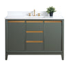 Single Sink Bathroom Vanity with Engineered Marble Top CVH