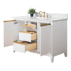 Single Sink Bathroom Vanity with Engineered Marble Top CVH