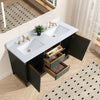 Double Sink Bathroom Vanity with Engineered Marble Top CVH DB