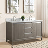 Double Sink Bathroom Vanity with Engineered Marble Top CVH DB