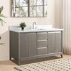 Single Sink Bathroom Vanity with Engineered Marble Top CVH