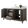 Single Sink Bathroom Vanity with Engineered Marble Top CVH