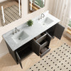 Double Sink Bathroom Vanity with Engineered Marble Top CVH DB