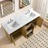 Double Sink Bathroom Vanity with Engineered Marble Top CVH DB