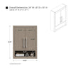 Bathroom Storage Wall Cabinet CVI TC DG