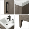 Bathroom Vanity Cabinet with Engineered Marble Top CVI DG