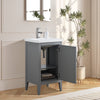 Bathroom Vanity Cabinet with Engineered Marble Top CVI G