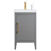 Bathroom Vanity Cabinet with Engineered Marble Top CVI G