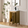 Bathroom Vanity Cabinet with Engineered Marble Top CVI NO