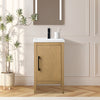 Bathroom Vanity Cabinet with Engineered Marble Top CVI NO