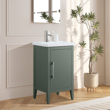 Bathroom Vanity Cabinet with Engineered Marble Top CVI VG