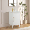 Bathroom Vanity Cabinet with Engineered Marble Top CVI W