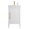 Bathroom Vanity Cabinet with Engineered Marble Top CVI W