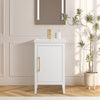 Bathroom Vanity Cabinet with Engineered Marble Top CVI W