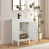 Bathroom Vanity Cabinet with Engineered Marble Top CVI W