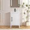 Bathroom Vanity Cabinet with Engineered Marble Top CVI W