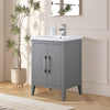 Bathroom Vanity Cabinet with Engineered Marble Top CVI G