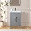 Bathroom Vanity Cabinet with Engineered Marble Top CVI G