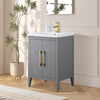 Bathroom Vanity Cabinet with Engineered Marble Top CVI G