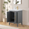 Bathroom Vanity Cabinet with Engineered Marble Top CVI G