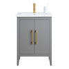 Bathroom Vanity Cabinet with Engineered Marble Top CVI G