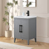 Bathroom Vanity Cabinet with Engineered Marble Top CVI G