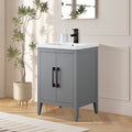 Bathroom Vanity Cabinet with Engineered Marble Top CVI G