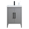 Bathroom Vanity Cabinet with Engineered Marble Top CVI G