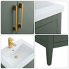 Bathroom Vanity Cabinet with Engineered Marble Top CVI VG