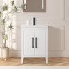 Bathroom Vanity Cabinet with Engineered Marble Top CVI W