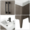 Bathroom Vanity Cabinet with Engineered Marble Top CVI DG