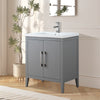 Bathroom Vanity Cabinet with Engineered Marble Top CVI G