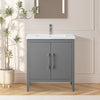 Bathroom Vanity Cabinet with Engineered Marble Top CVI G