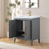 Bathroom Vanity Cabinet with Engineered Marble Top CVI G