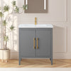 Bathroom Vanity Cabinet with Engineered Marble Top CVI G