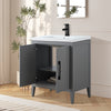 Bathroom Vanity Cabinet with Engineered Marble Top CVI G