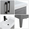 Bathroom Vanity Cabinet with Engineered Marble Top CVI G