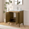 Bathroom Vanity Cabinet with Engineered Marble Top CVI NO