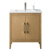 Bathroom Vanity Cabinet with Engineered Marble Top CVI NO