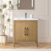 Bathroom Vanity Cabinet with Engineered Marble Top CVI NO