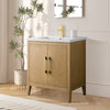 Bathroom Vanity Cabinet with Engineered Marble Top CVI NO