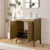 Bathroom Vanity Cabinet with Engineered Marble Top CVI NO