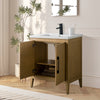 Bathroom Vanity Cabinet with Engineered Marble Top CVI NO