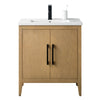 Bathroom Vanity Cabinet with Engineered Marble Top CVI NO