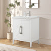 Bathroom Vanity Cabinet with Engineered Marble Top CVI W