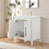 Bathroom Vanity Cabinet with Engineered Marble Top CVI W