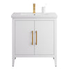 Bathroom Vanity Cabinet with Engineered Marble Top CVI W