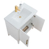 Bathroom Vanity Cabinet with Engineered Marble Top CVI W